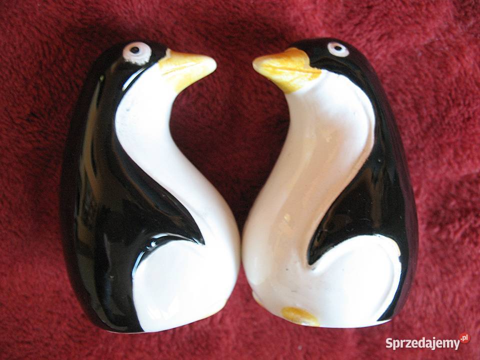 Sól i pieprz Pingwiny 6 x 4 x 4 Solniczka i Siedlce sprzedam