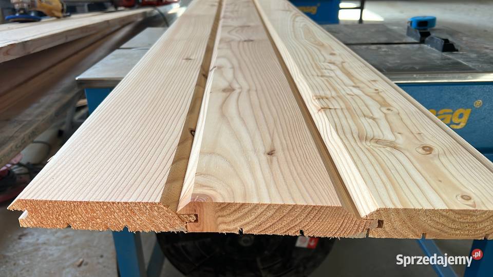 Deska elewacyjna modrzew 20x150mm producent Jabłonka