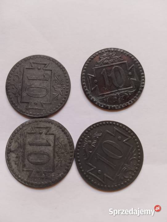 Wolne Miasto Gdańsk Danzig 10 fenigów 1920 mała świętokrzyskie Busko-Zdrój