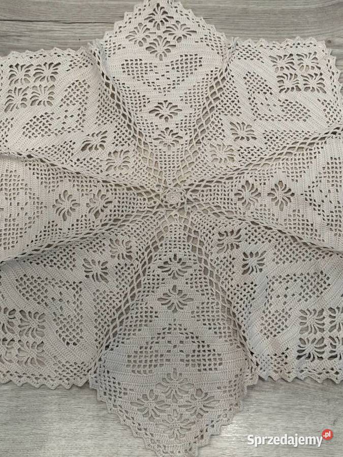 Serweta szydełko trapez 60x60 Łódź sprzedam