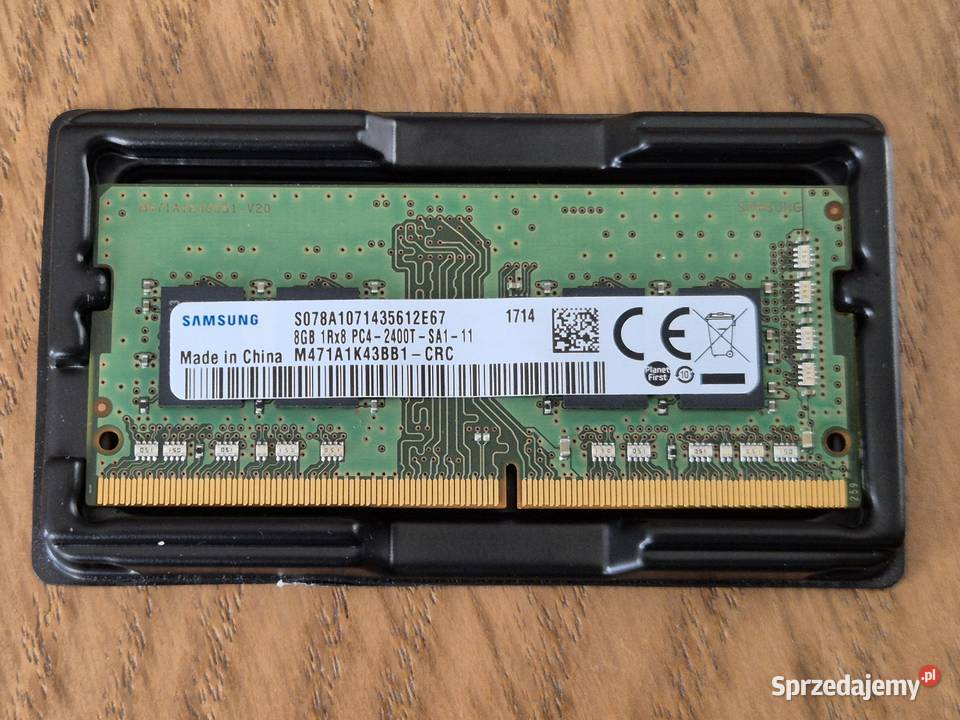 Pamięć RAM Samsung 8GB DDR4 2400MHz SODIMM Warszawa sprzedam