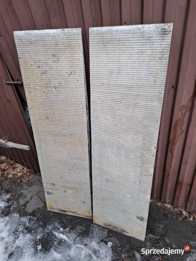 2 Najazdy Aluminiowe Grube Twarde 133 38 5 Skawina sprzedam