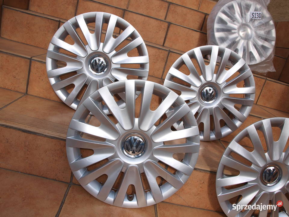 VW kołpaki 15 oryginalne komplet 4 sztuki Średnica 15" wielkopolskie Kalisz
