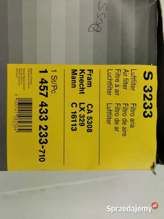 FILTR POWIETRZA BOSCH RENAULT CLIO EXPRESS sprzedam