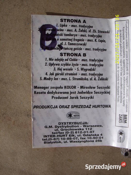 BIESIADA Z DISCO POLO KOLOR VOL1 i 2 dolnośląskie Wołów sprzedam