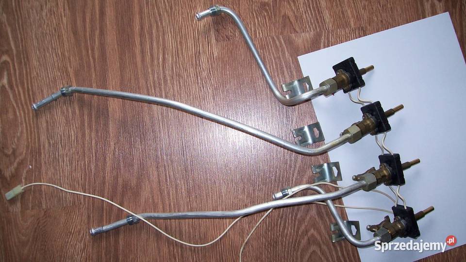 Komplet zaworów gazowych z rurkami do AMICA typ Kuchenki i piekarniki Reda