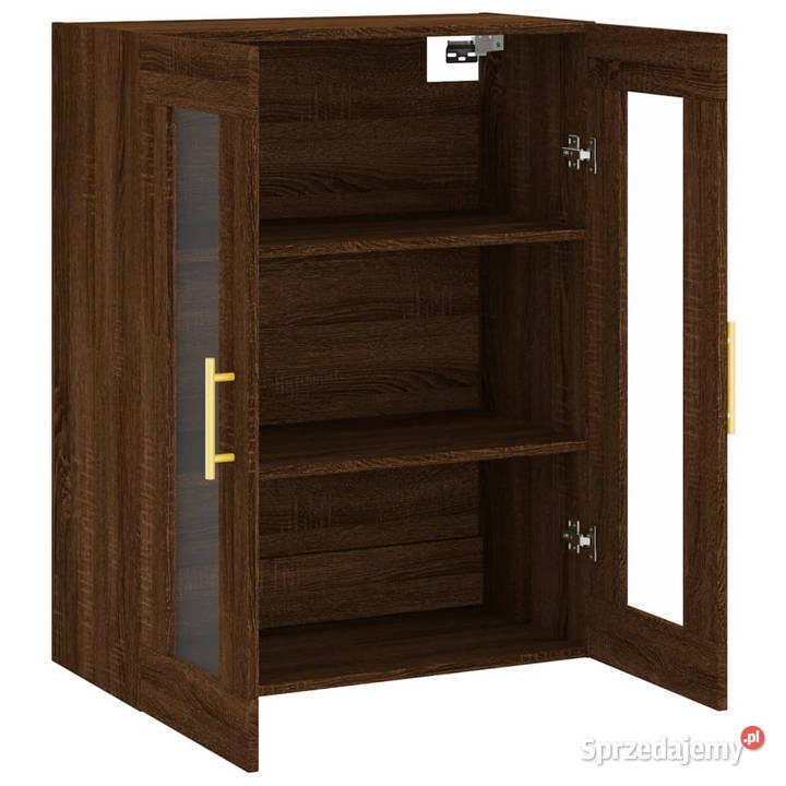 Szafka wisząca brązowy dąb 695x34x90 WM828475 mazowieckie Warszawa