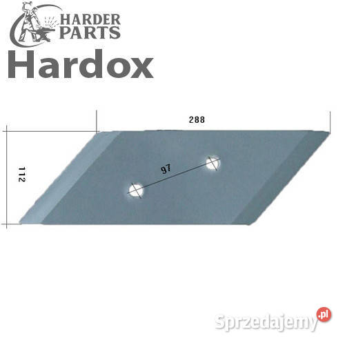 Dłuto 100ha HARDOX 925130111P części do pługa Suwałki