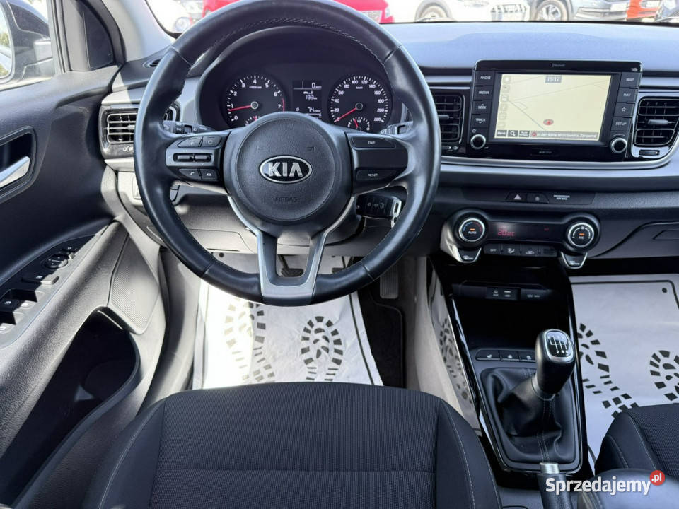 Kia Rio 14 16V MPI blue 100 2017r XL 89 przyciemniane szyby Wojkowice