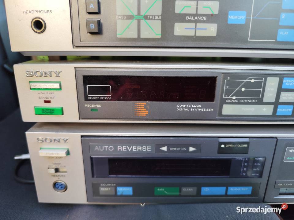 Sony wieża vintage Lubin