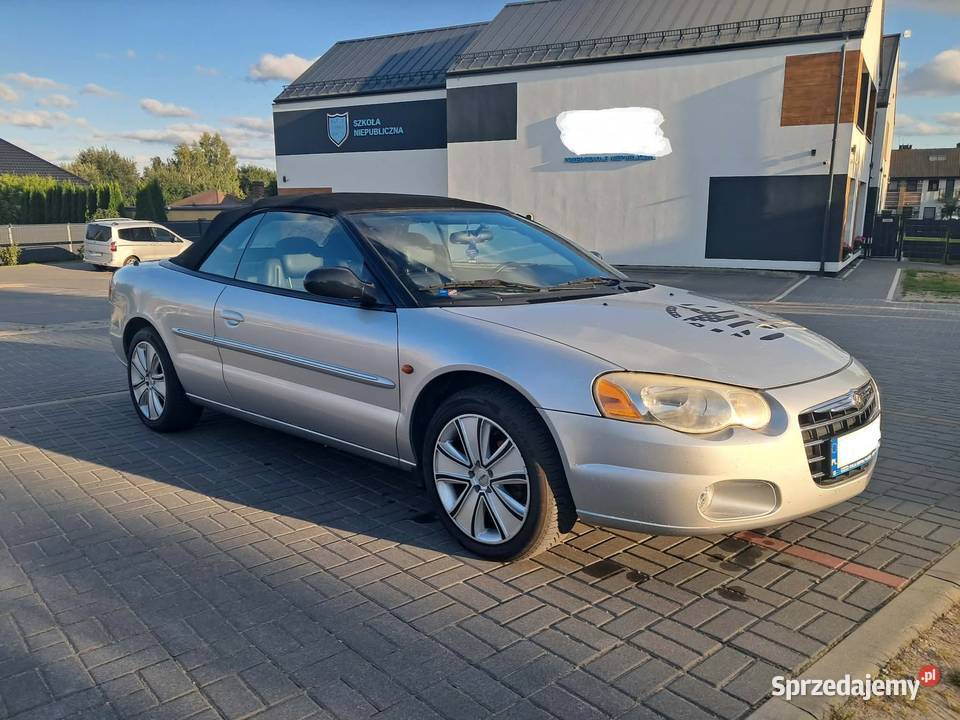 Chrysler Sebring Cabrio 20 16v z 2003r tempomat pomorskie Banino