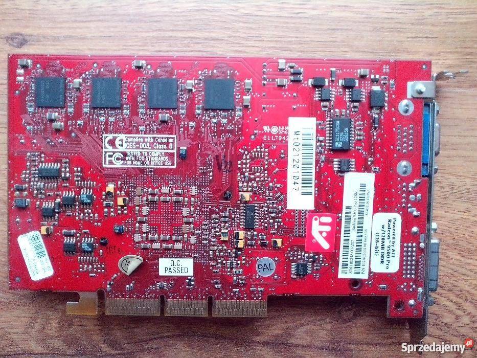 Karta graficzna ATI Radeon 9500 pro AGP śląskie Jaworzno