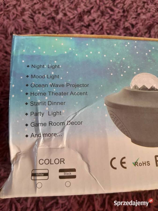 Projektor gwiazd rzutnik Space lampka nocna LED Wieliczka