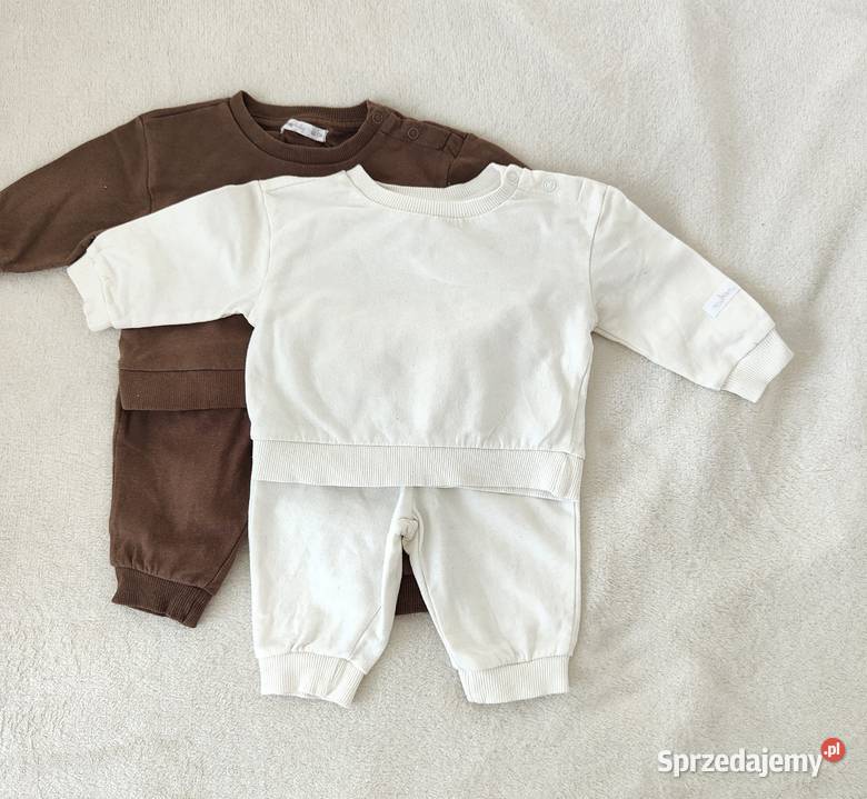 Komplet zestaw dresów 62 noworodek Sinsay bluza