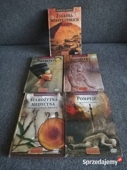 Zestaw 5x DVD History Channel STAROŻYTNE Katowice