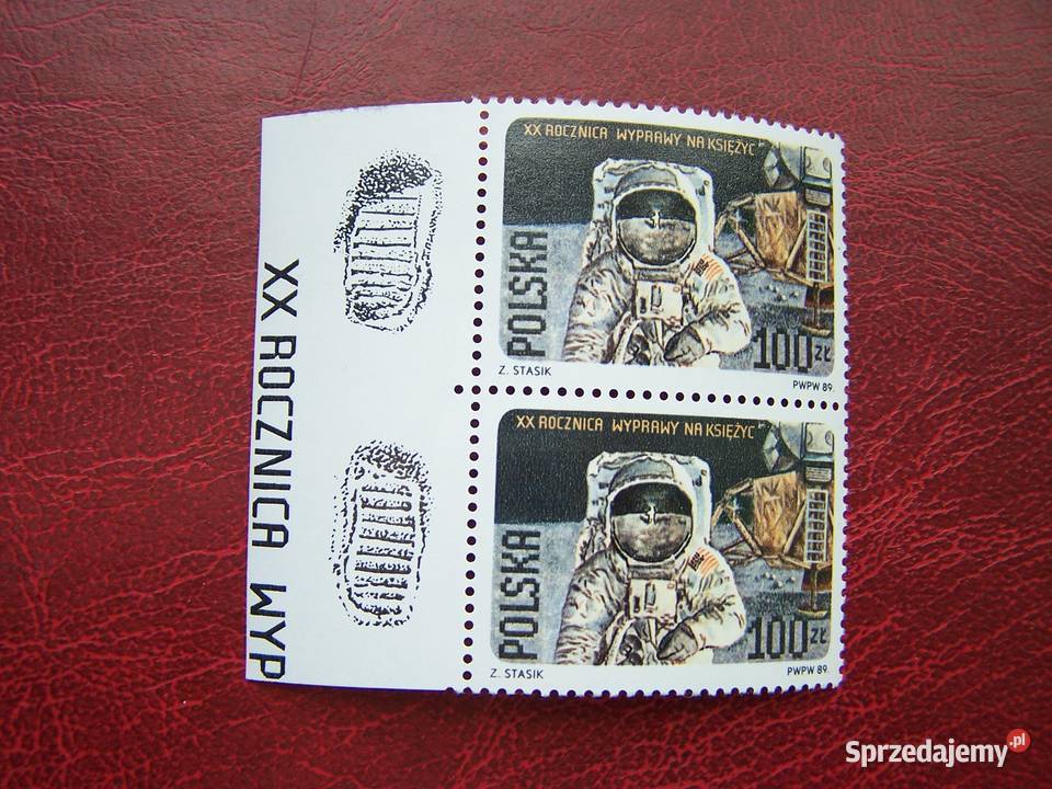 Polska 1989 MNH Mi 3206 cięty XX lecie wyprawy Tychy