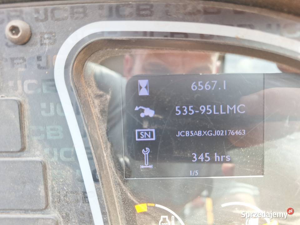 Ładowarka teleskopowa JCB 53595 2013 Rok produkcji 2013 Uniejów
