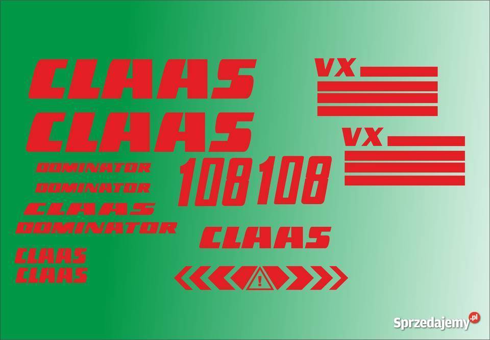 naklejki claas 108 vx Jeżewo