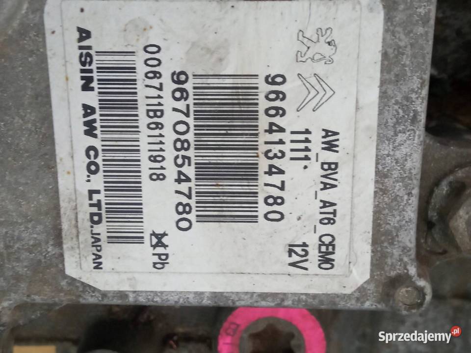 SKRZYNIA BIEGÓW AUTOMATYCZNA 20GY03 20 HDI