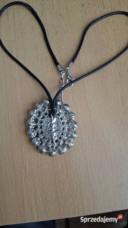 zestaw wisiorek na sznurku i vintage piękną Lublin