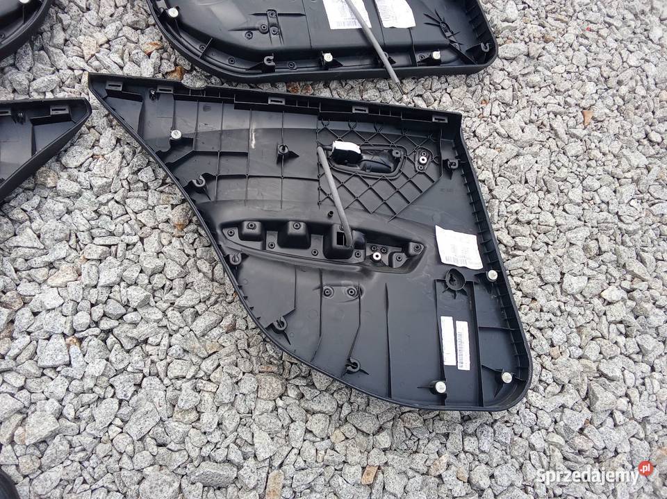 BMW e87 tapicerki drzwi komplet czarny welur Tapicerki samochodowe