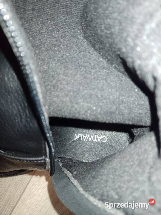 37 Czarne traperowe Kozaki oficerki biznesowe Kraków