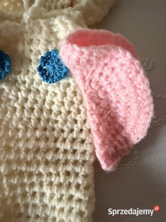 Ręcznie szydełkowany ocieplacz Handmade Panów wielokolorowy śląskie sprzedam