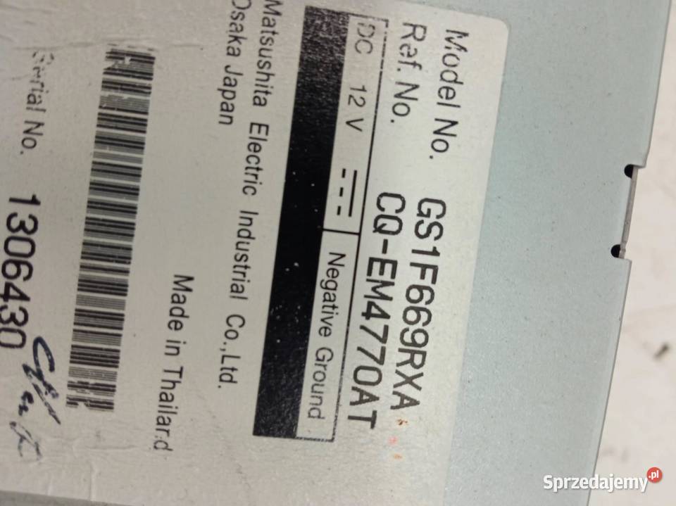 RADIO GS1F669RXA GH Mazda 6 II 20072013 świętokrzyskie