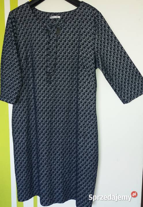 L46 Ołówkowa sukienka z wiązaniem Fabianis Style Gliwice