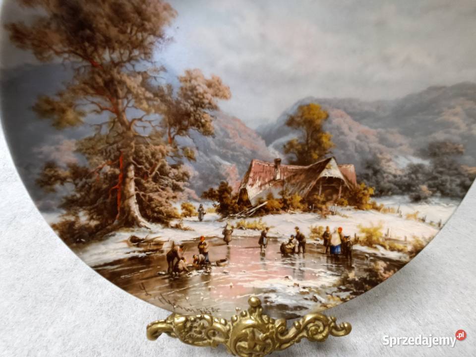 FURSTENBERG Kolekcjonerski talerz EISFISCHER auf Dobrzany