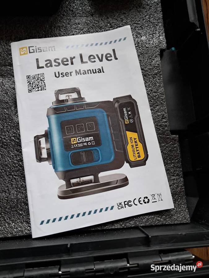 Nowa Poziomica laserowa Gisam 16 linii 4D ze Sandomierz