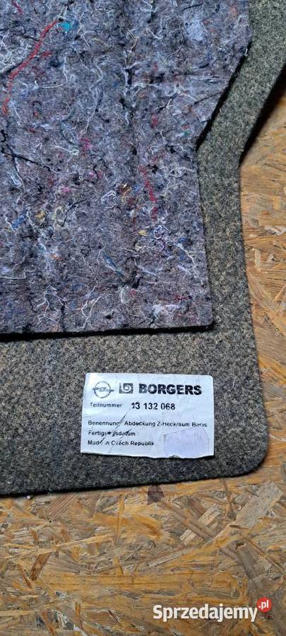 Wykładzina podłogowa bagażnika OPEL ASTRA III H śląskie Jaworzno