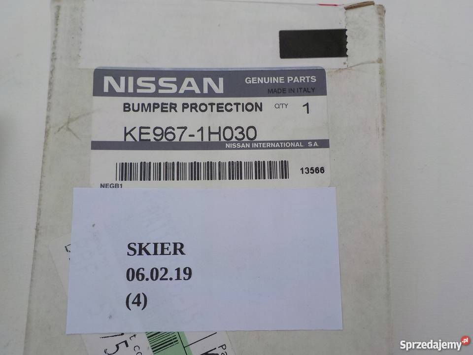LISTWA CHROM TYŁ NA ZDERZAK TYLNY NISSAN MICRA Nowy Tomyśl