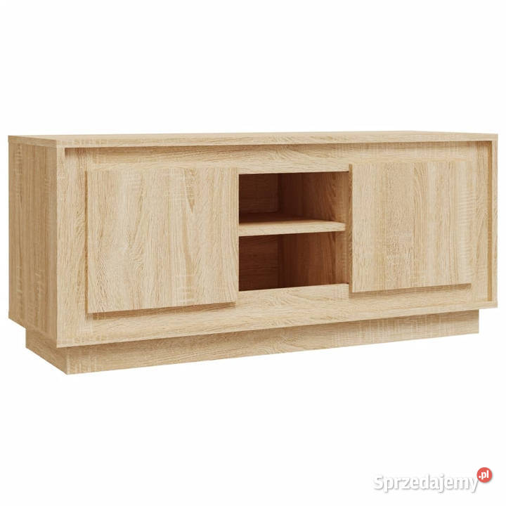 Szafka pod TV dąb sonoma 102x35x45 materiał