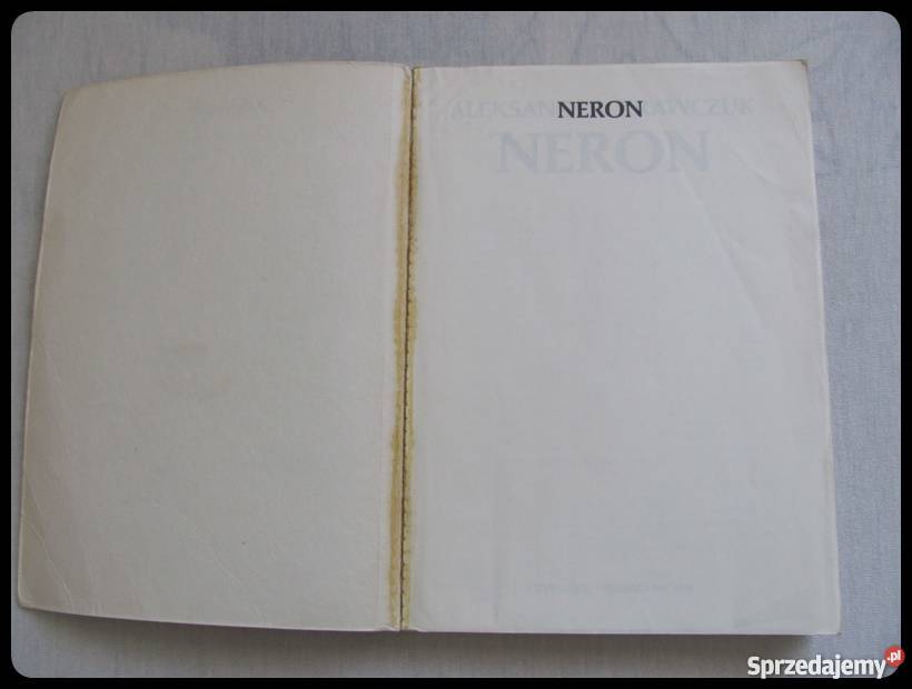 Aleksander Krawczuk NERON Czytelnik 1988 Płock