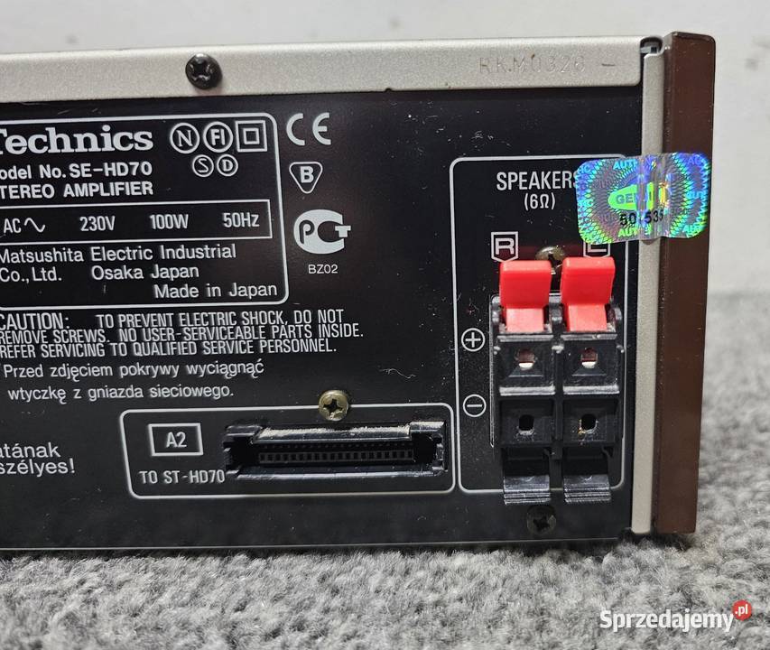 Wzmacniacz stereo Technics SEHD70 wysyłka małopolskie Kraków