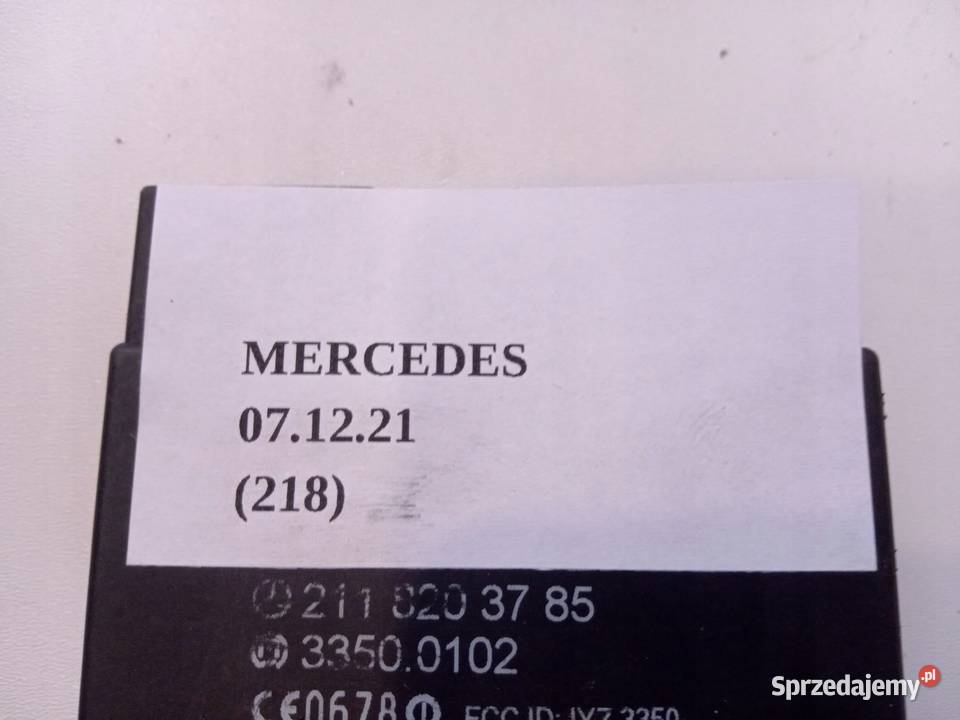 MODUŁ KEYLESS MERCEDES E KLASA W211 CLS W219 sprzedam