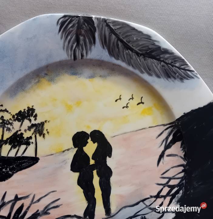 Ręcznie malowana patera Seltmann Weiden 1982 r wielkopolskie