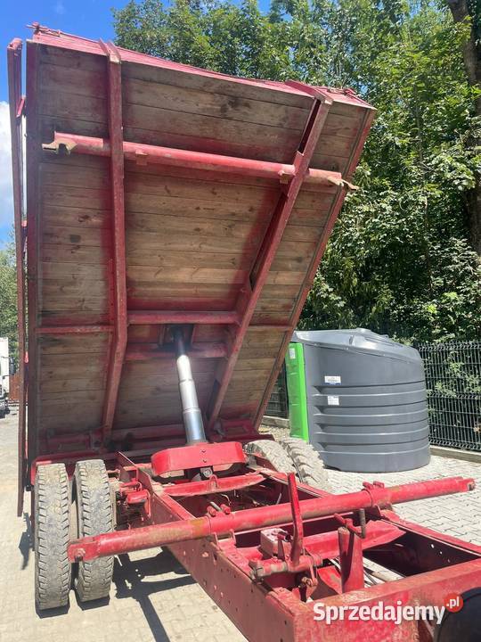 Trójstronna przyczepa rolnicza wywrotka SOLIDNA Mszana Górna