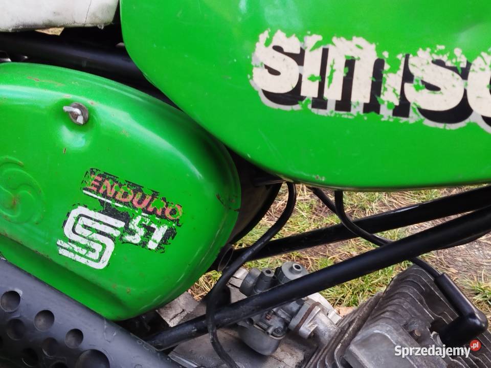 Simson S51 Enduro z 1988 roku zarejestrowany 111km Radomsko sprzedam