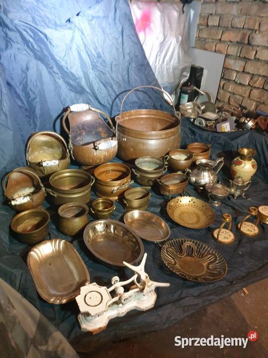 Duży kocioł miedziany 30L komplet mosiądzu i podkarpackie sprzedam