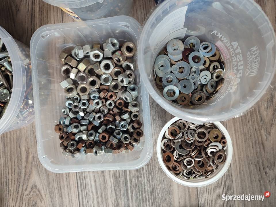 Nakrętki podkładki śrubyRozne wymiary Zielona Góra sprzedam