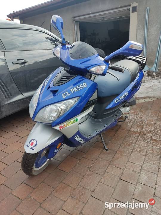 Skuter 4T Kingway Elpaso 49ccm Przebieg 27 Zipp skuter Strzyżowice sprzedam