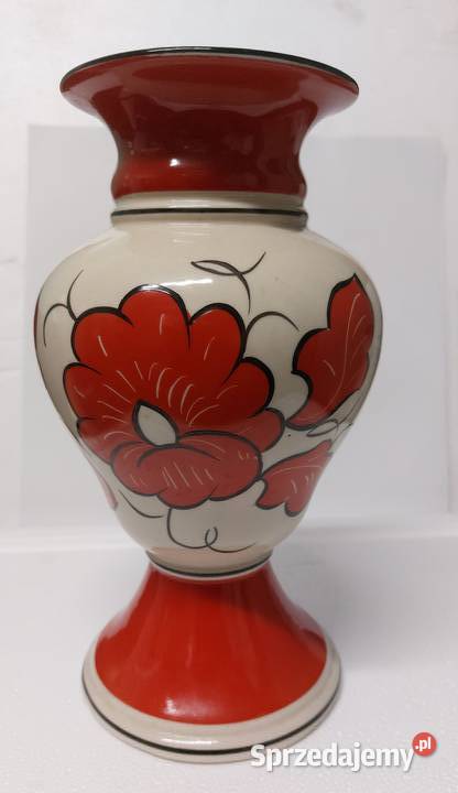 Sprzedam Okazały Wazon Ręcznie Malowany Lata Antyki dolnośląskie Wrocław sprzedam
