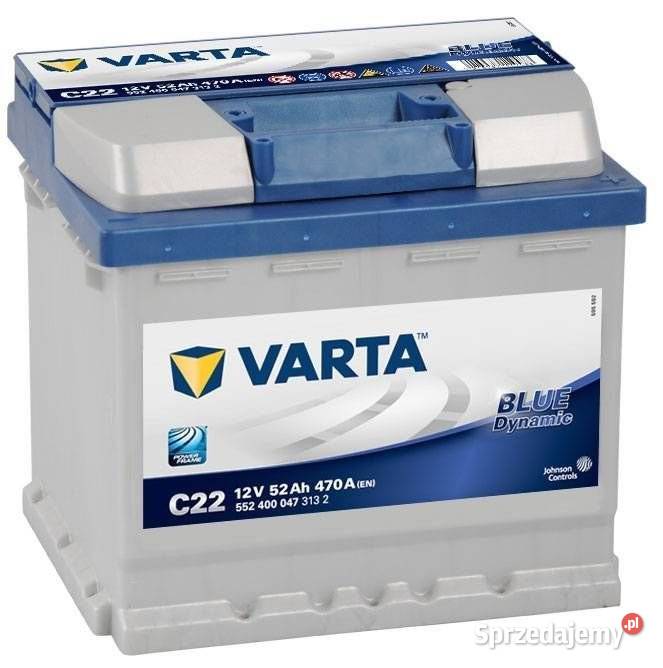 Akumulator VARTA Blue Dynamic C22 52Ah 470A EN Białystok