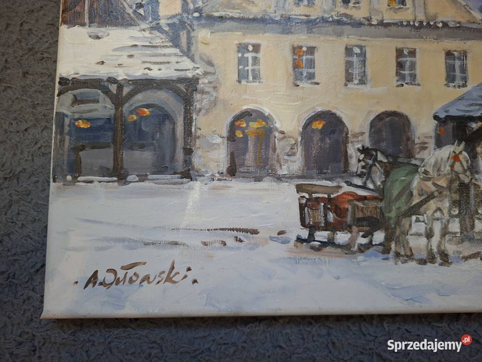 Obraz 40x30 Artur Orłowski Kazimierz Dolny Rynek Malarstwo Kielce