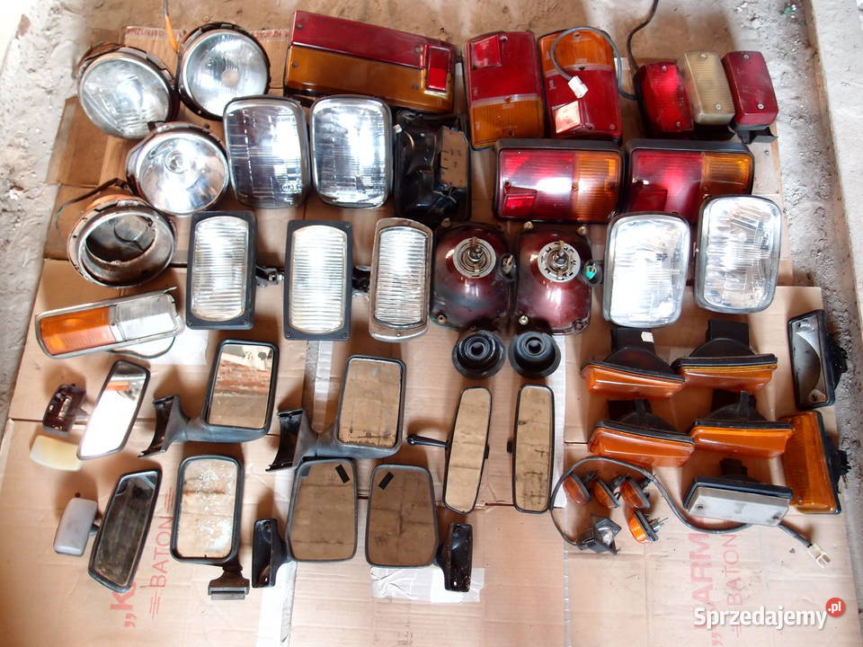 Lampy przednie Tylne Lustra Fiat 126p i 125p