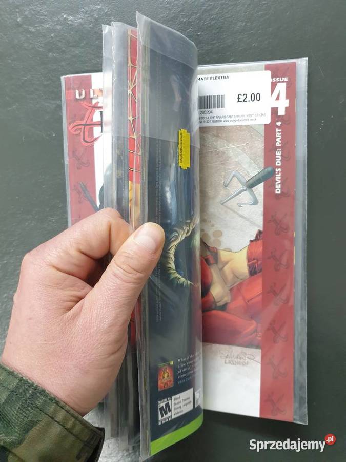 Ultimate Elektra Devils Due 5 komiksów Marvel pomorskie Gdynia
