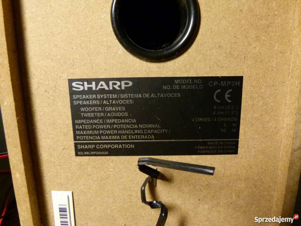 Mini wieża SHARP XLMP2H SPRAWNA MP3 wejście Line Zamość