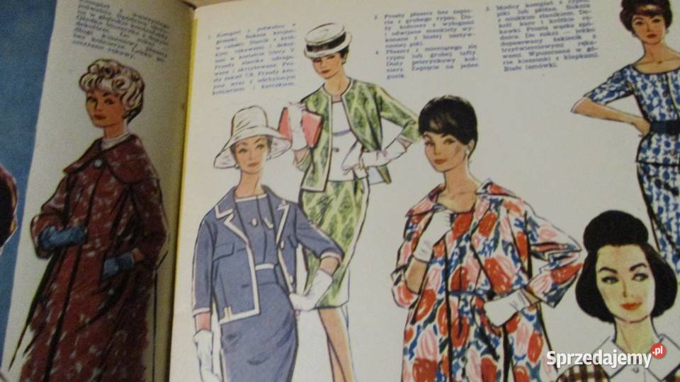 Magazyn modowy Świat Mody Lato 1960 katalogmoda sprzedam
